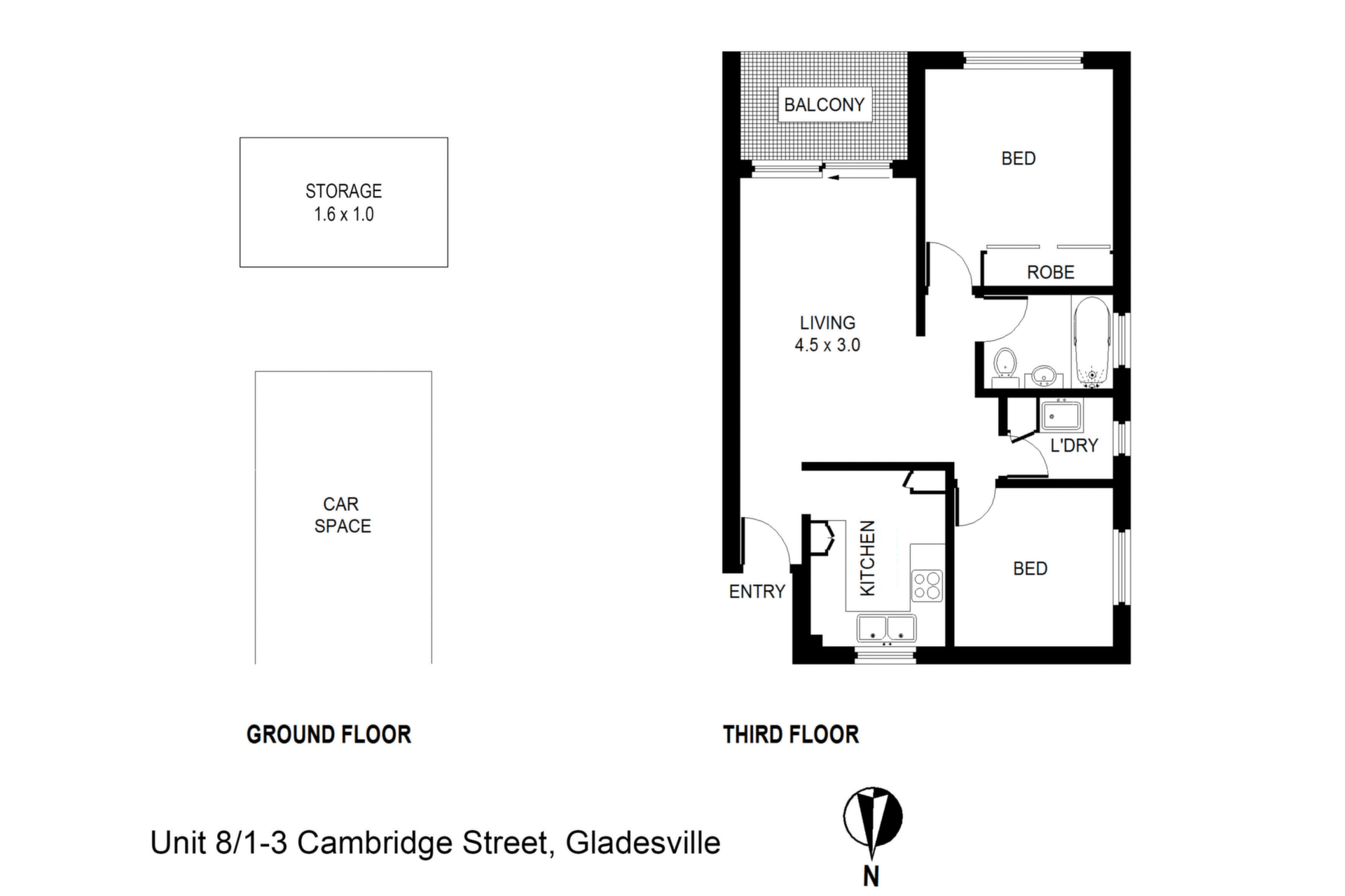 8/1-3 Cambridge Street, Gladesville Sold by Cassidy Real Estate - image 1